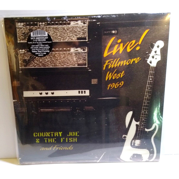 Country Joe & The Fish and Friends Live Fillmore West 1969 Vinyl Double Record - Picture 4 of 4